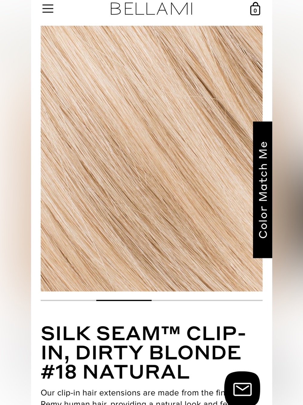 BELLAMI Dirty Blonde Clip-In Hair Extensions